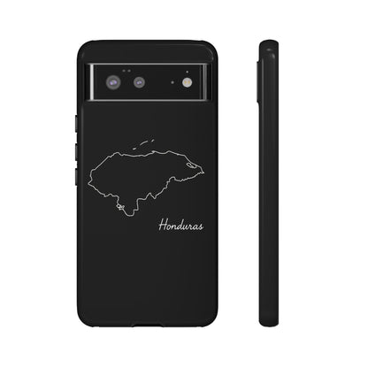 Honduras Outline Phone Case – Minimal Country Map Tough Case (iPhone, Samsung, Pixel)