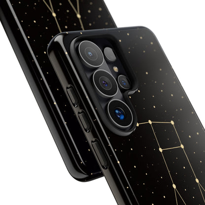 Gemini Zodiac Constellation Phone Case – Luxe Gold Celestial Cover