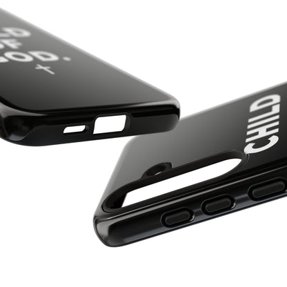 Child of God Phone Case Christian Black Aesthetic Cross Tough Cover