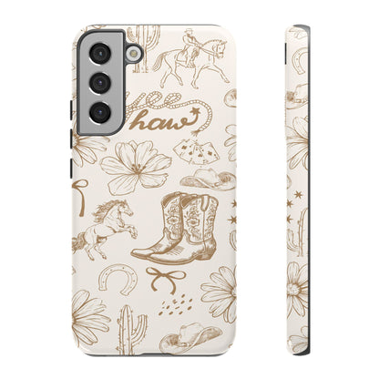 Western Cowgirl Phone Case for iPhone Samsung Galaxy Pixel Tough Case