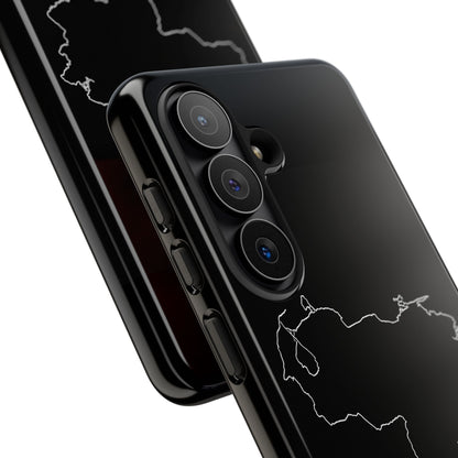 Venezuela Outline Phone Case – Minimal Country Map Tough Case (iPhone, Samsung, Pixel)