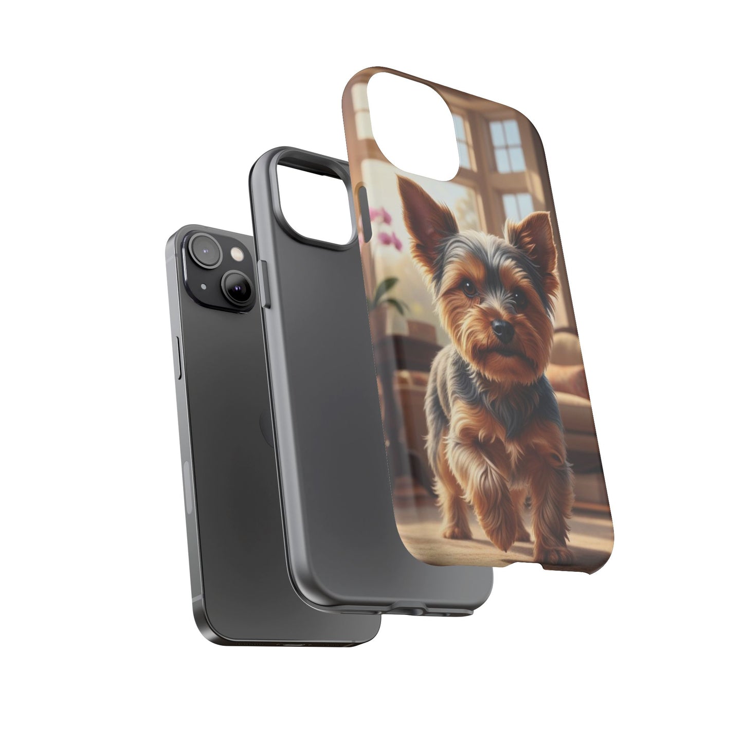 Yorkshire Terrier Phone Case – Cute Yorkie Puppy Tough Case (iPhone, Samsung, Pixel)
