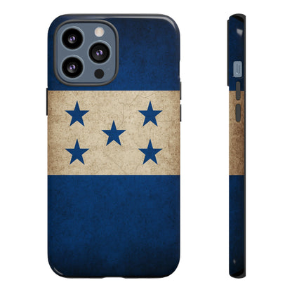 Honduras Flag Phone Case | Vintage Honduran Flag iPhone & Samsung Tough Protective Case
