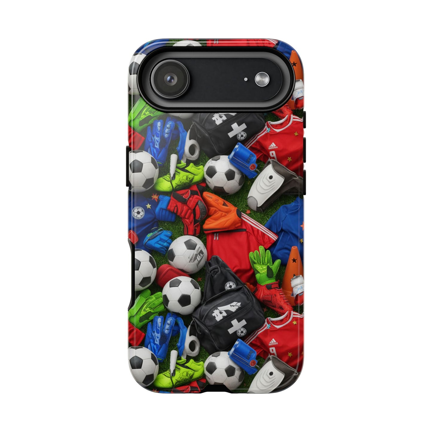 Soccer Ball Pattern Phone Case – Sports Fan Tough Protective Game Day Case
