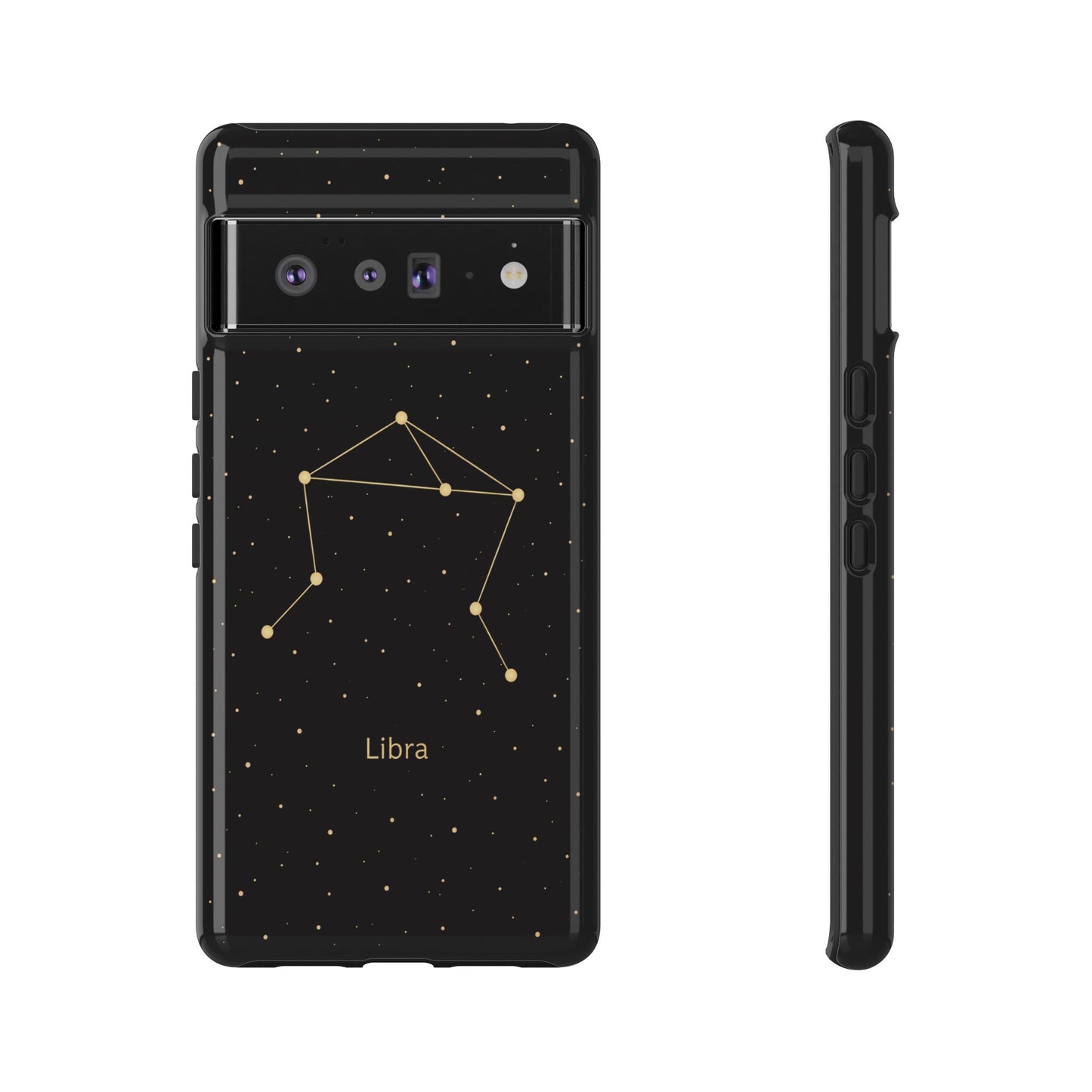 Libra Zodiac Constellation Phone Case – Luxe Gold Celestial Cover