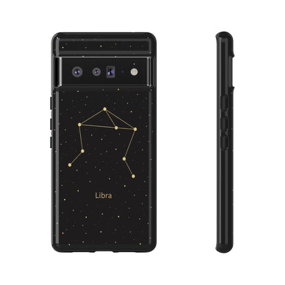 Libra Zodiac Constellation Phone Case – Luxe Gold Celestial Cover