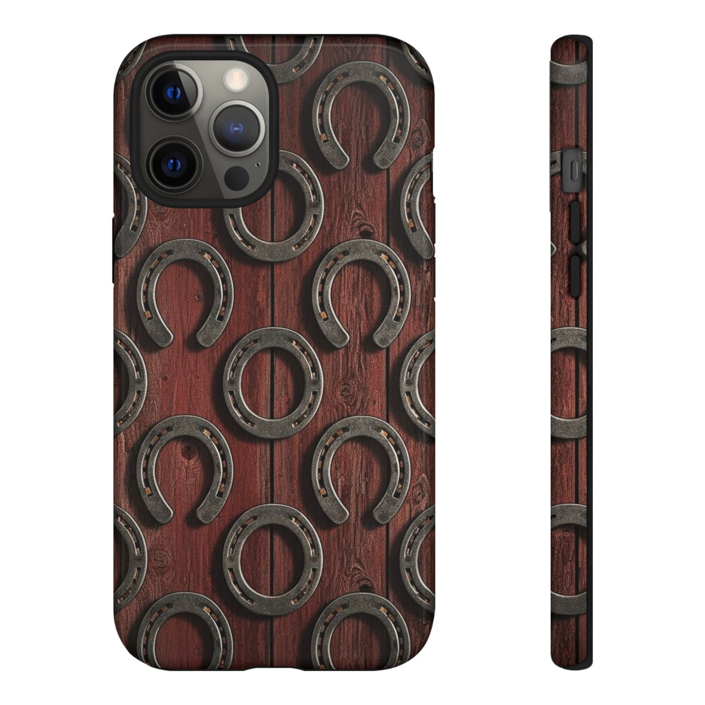 Rustic Horseshoe Western Phone Case – Cowboy Country Ranch Tough Case