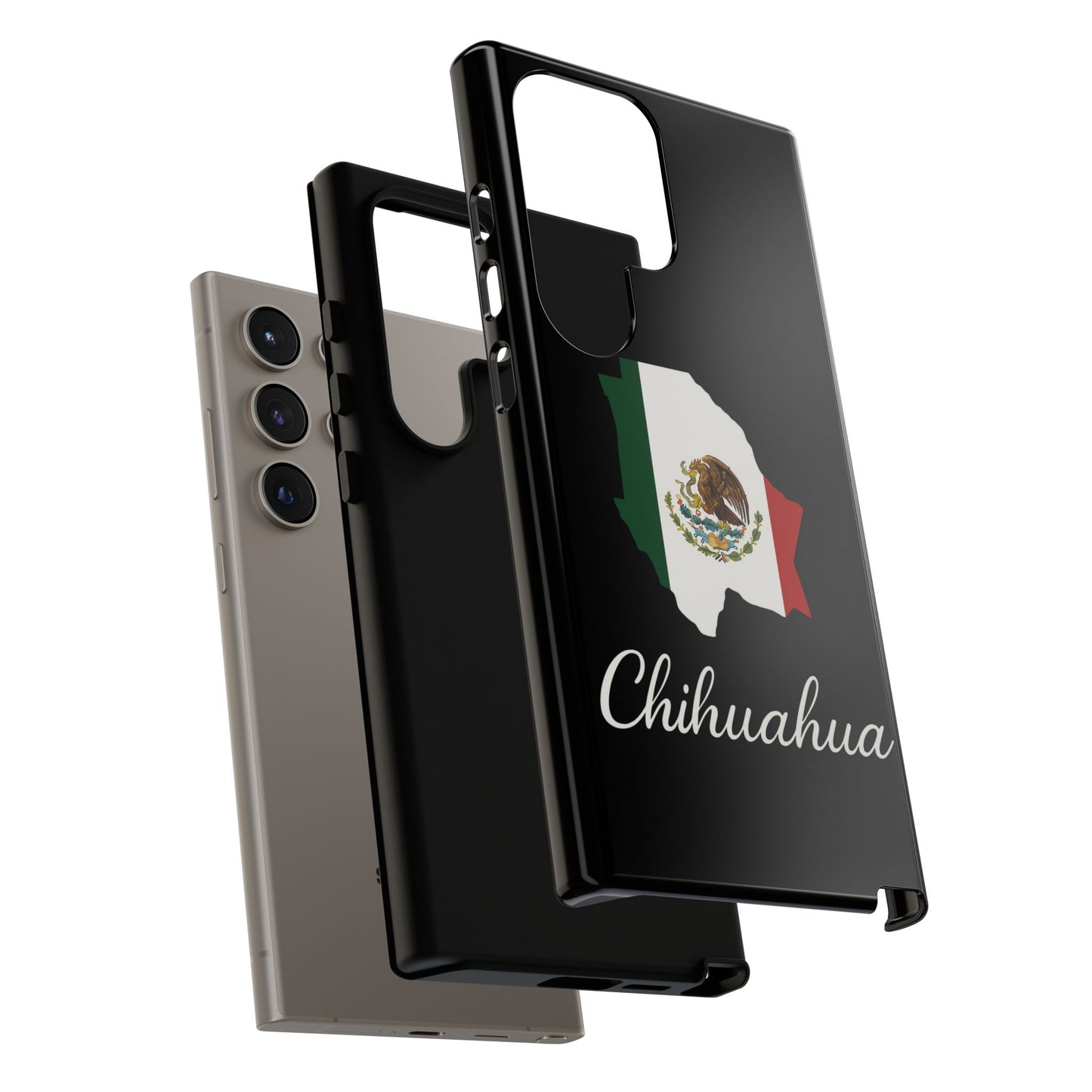Chihuahua Mexico Flag Map Phone Case | Mexican American Pride Tough Case for iPhone & Samsung