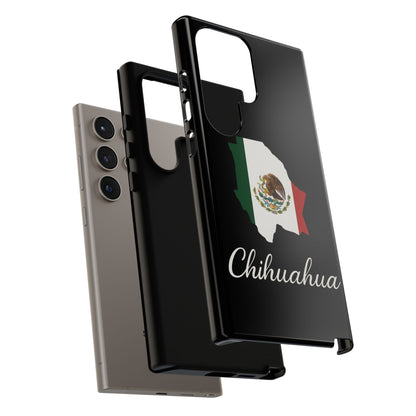 Chihuahua Mexico Flag Map Phone Case | Mexican American Pride Tough Case for iPhone & Samsung