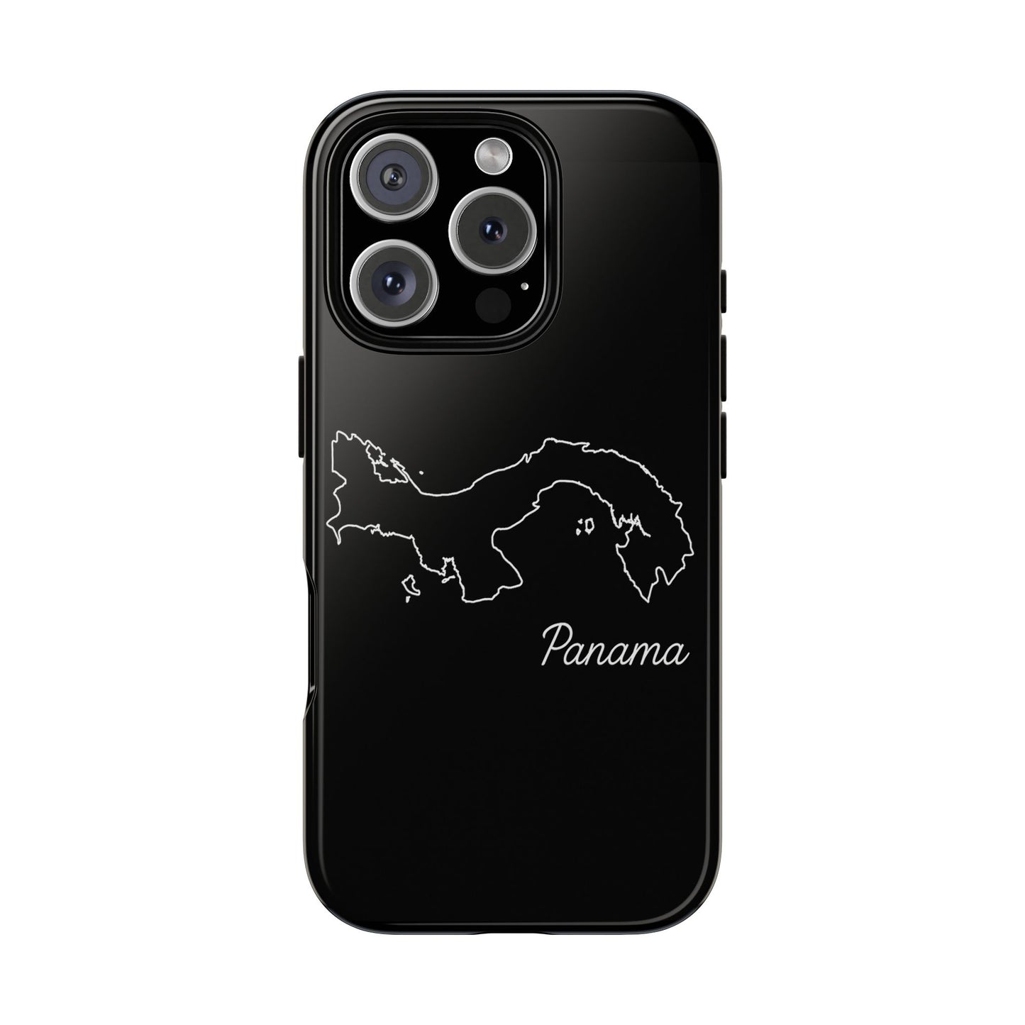 Panama Outline Phone Case – Minimal Country Map Tough Case (iPhone, Samsung, Pixel)