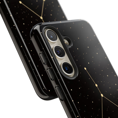 Cancer Zodiac Constellation Phone Case – Luxe Gold Celestial Cover