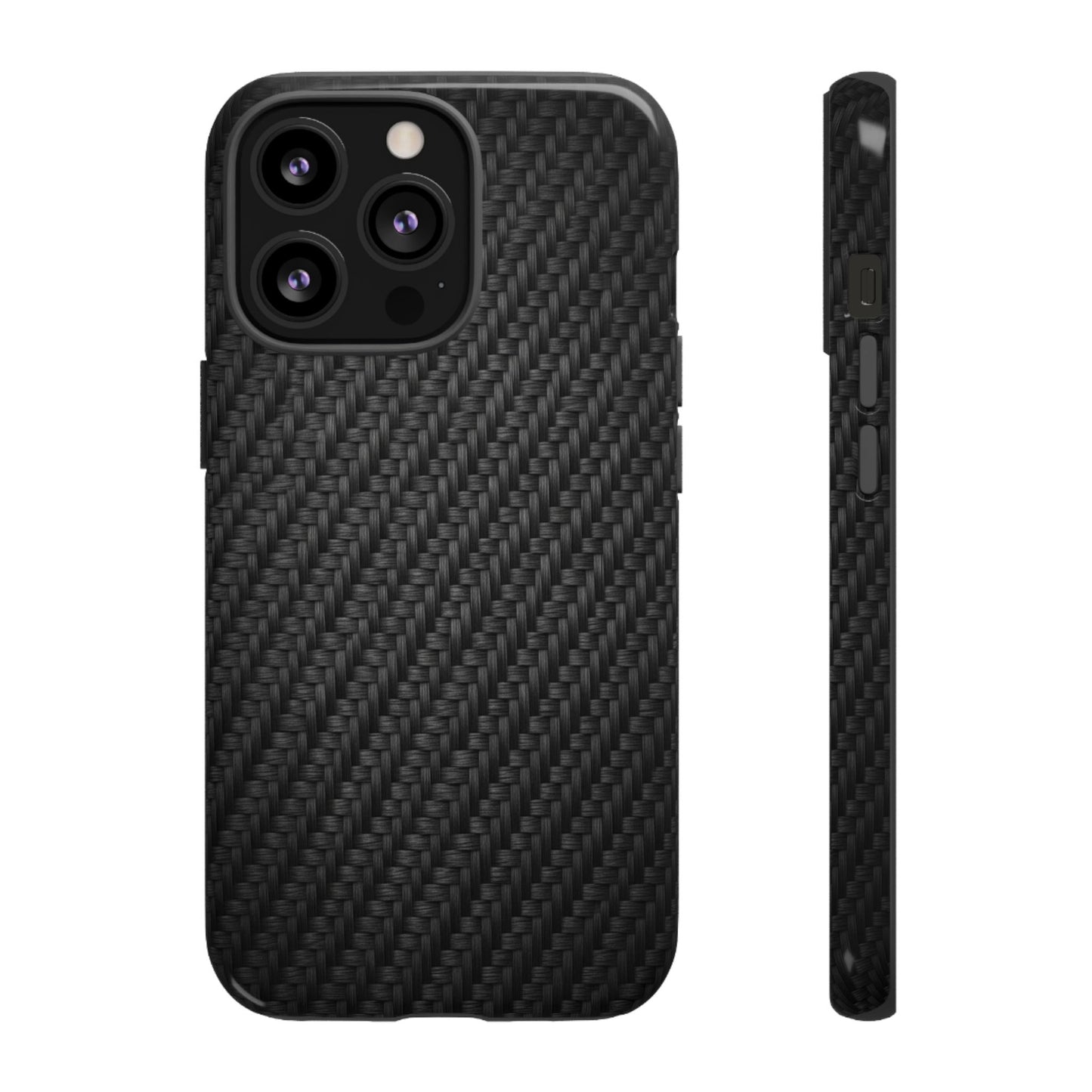 Carbon Fiber Inspired Phone Case – Rugged Slim Protective Tech Case for iPhone & Samsung