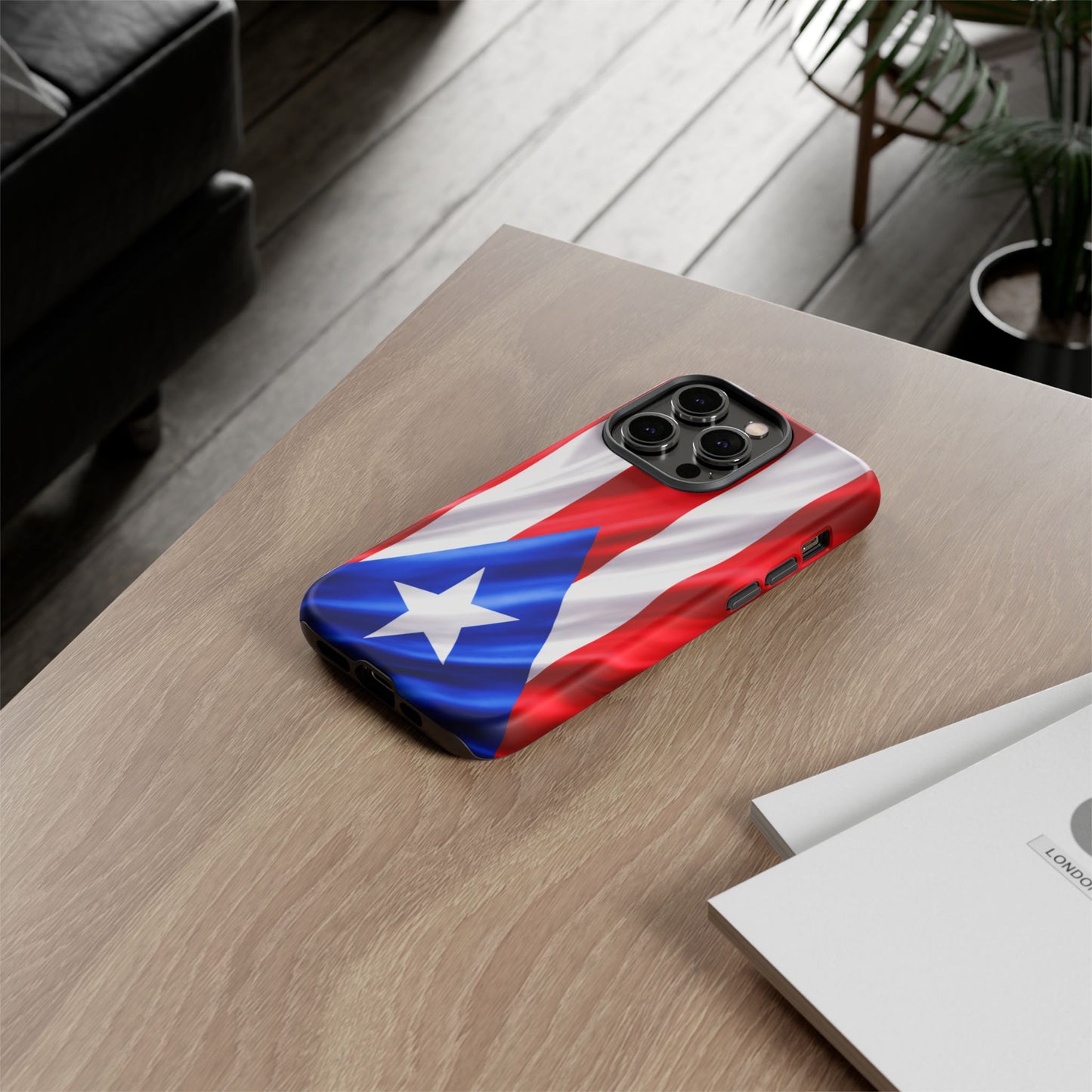 Puerto Rico Flag Phone Case | Boricua Pride Tough Case | Puerto Rican Flag Protective Cover for iPhone & Samsung