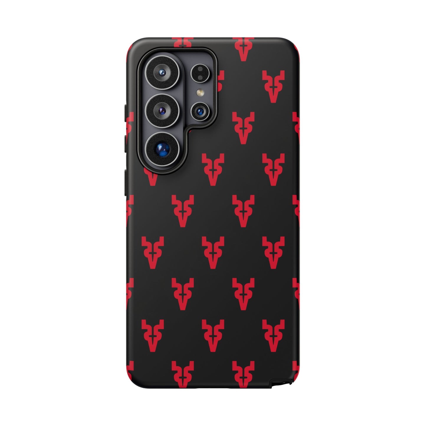 Mazatlán Bull Phone Case – Black Red Streetwear Tough Shockproof Cover