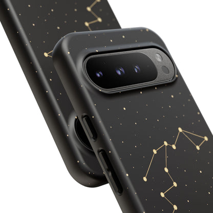 Aquarius Zodiac Constellation Phone Case – Luxe Gold Celestial Cover