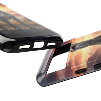 Cane Corso Phone Case – Guard Dog Sunset Tough Case (iPhone, Samsung, Pixel) | Dog Lover Gift