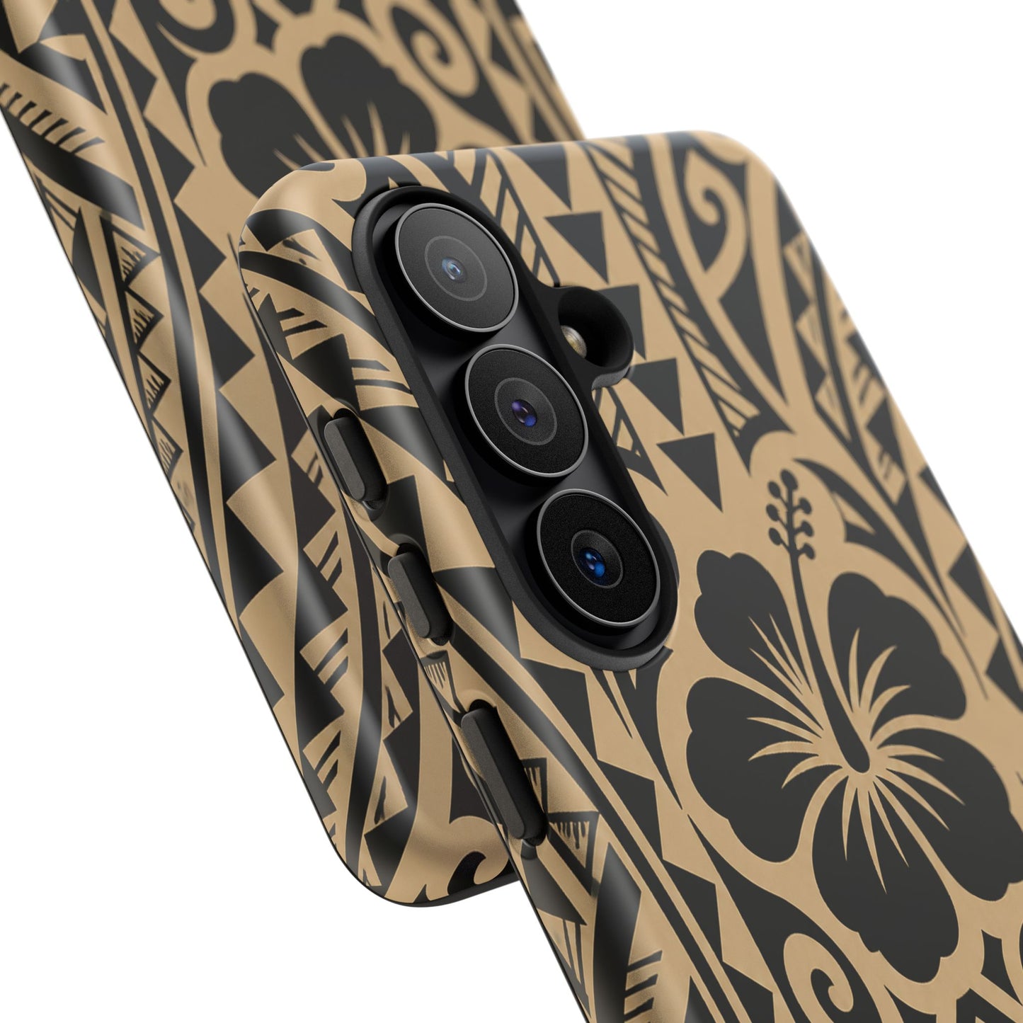 Polynesian Tribal Hawaiin Hibiscus Phone Case for iPhone Samsung Galaxy