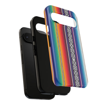 Serape Stripe Phone Case – Colorful Mexican Blanket Pattern Tough Case