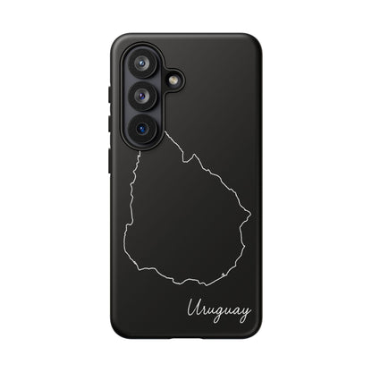 Uruguay Outline Phone Case – Minimal Country Map Tough Case (iPhone, Samsung, Pixel)