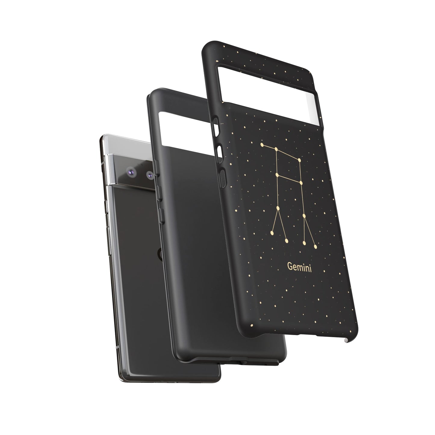 Gemini Zodiac Constellation Phone Case – Luxe Gold Celestial Cover