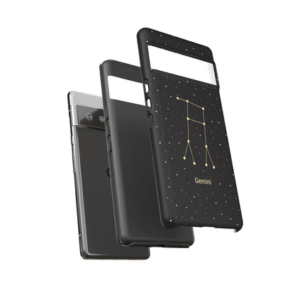 Gemini Zodiac Constellation Phone Case – Luxe Gold Celestial Cover