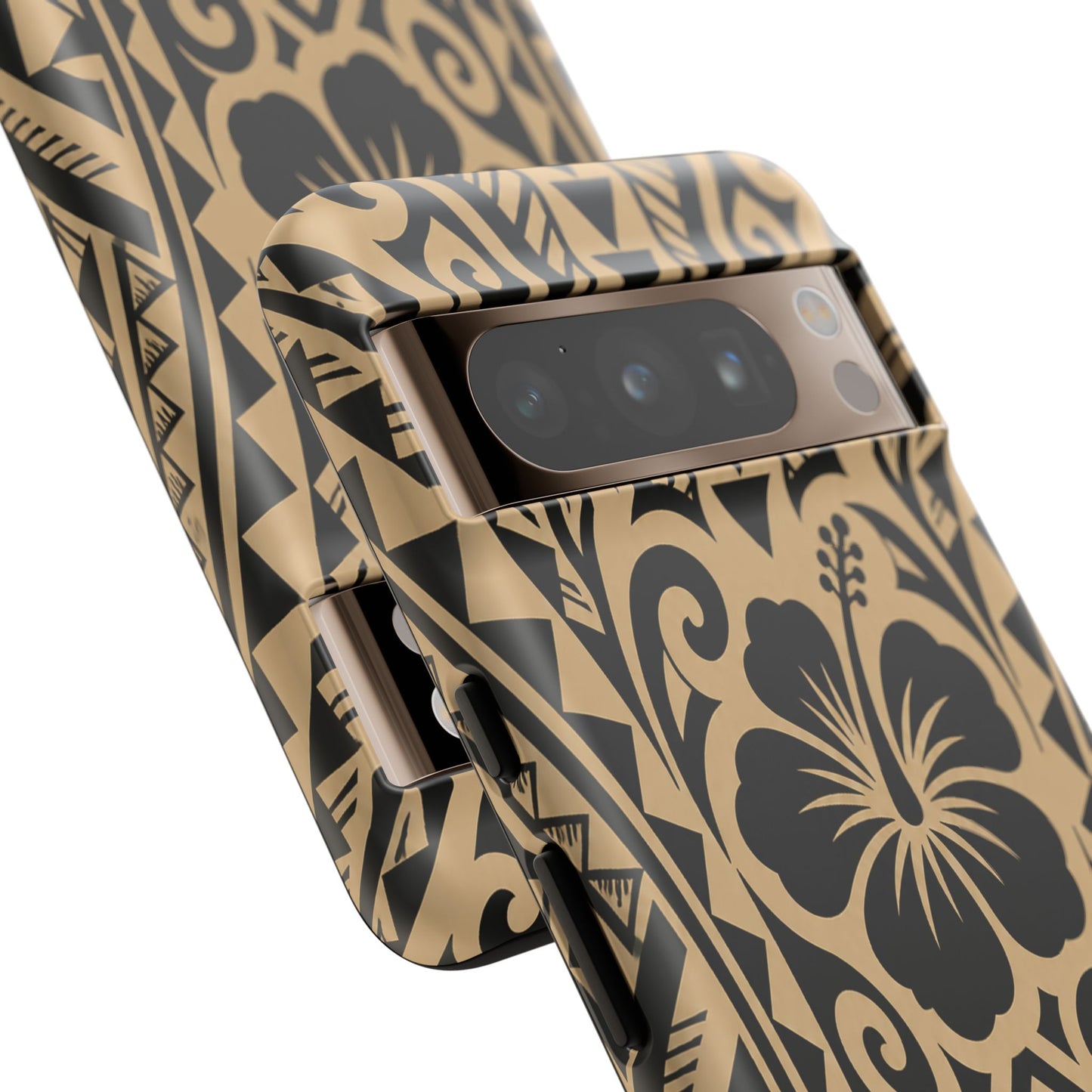 Polynesian Tribal Hawaiin Hibiscus Phone Case for iPhone Samsung Galaxy