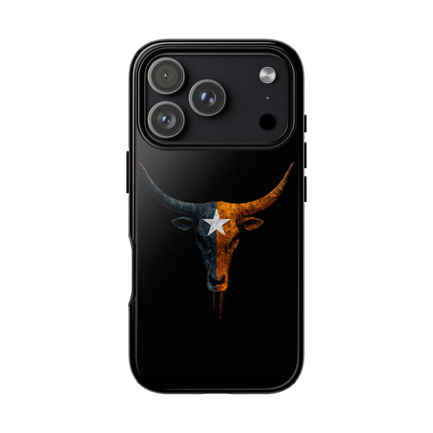 Texas Longhorn Skull Phone Case Western Cowboy Bull iPhone Samsung Cover