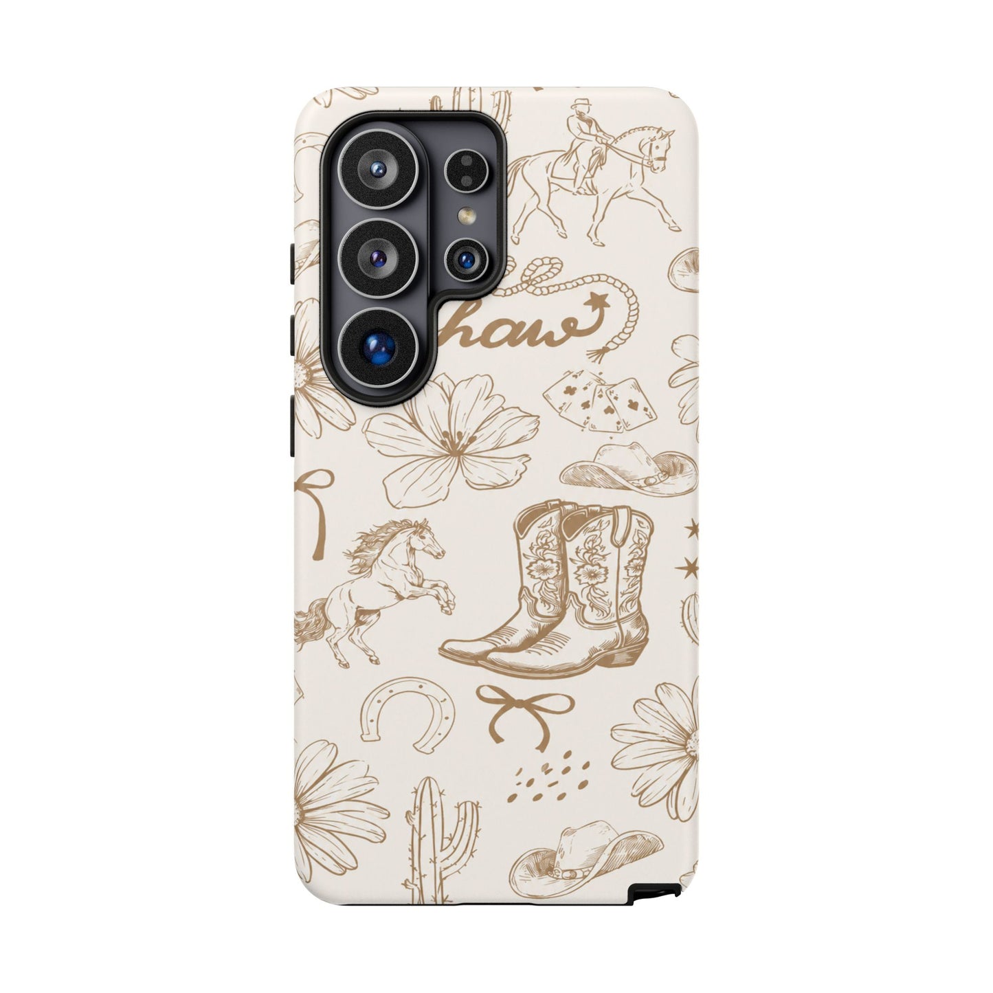 Western Cowgirl Phone Case for iPhone Samsung Galaxy Pixel Tough Case