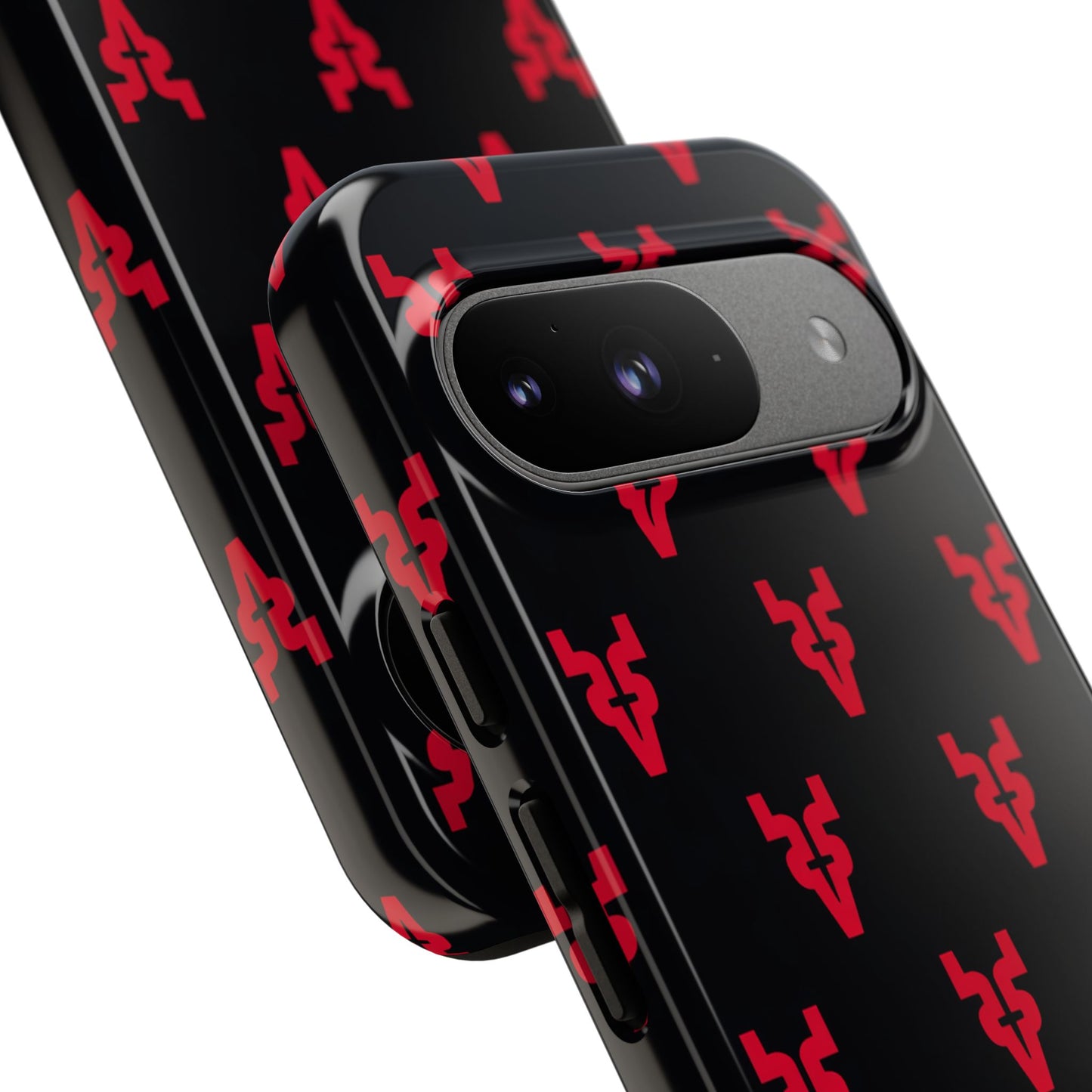 Mazatlán Bull Phone Case – Black Red Streetwear Tough Shockproof Cover