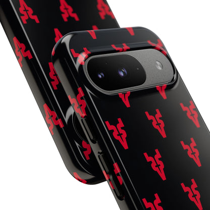 Mazatlán Bull Phone Case – Black Red Streetwear Tough Shockproof Cover