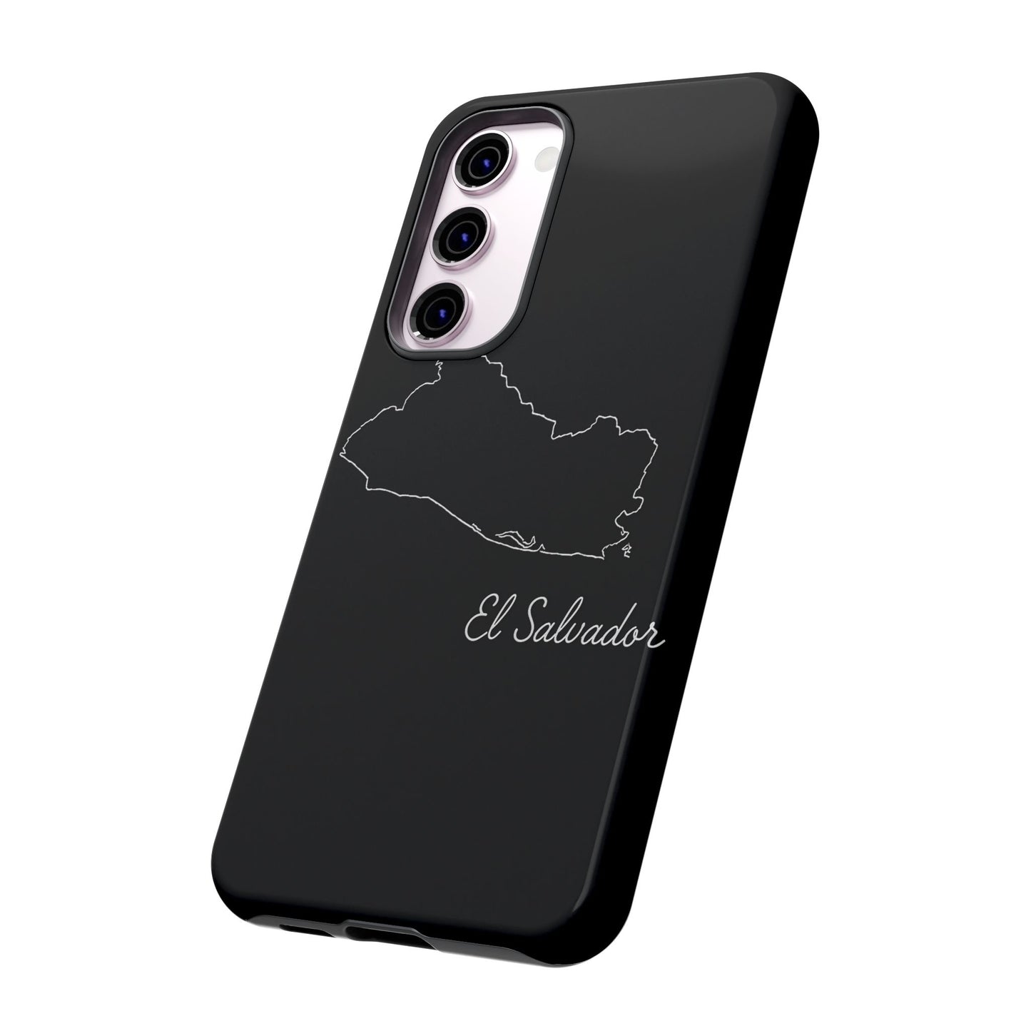 El Salvador Outline Phone Case – Minimal Country Map Tough Case (iPhone, Samsung, Pixel)