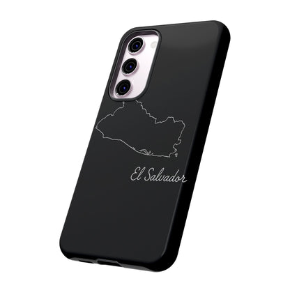 El Salvador Outline Phone Case – Minimal Country Map Tough Case (iPhone, Samsung, Pixel)