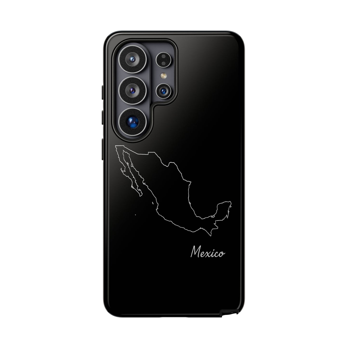 Mexico Outline Phone Case – Minimal Country Map Tough Case (iPhone, Samsung, Pixel)