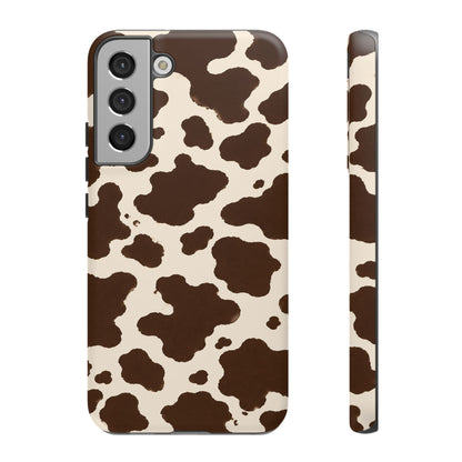 Western Cow Print Tough Phone Case for iPhone Samsung Galaxy Pixel