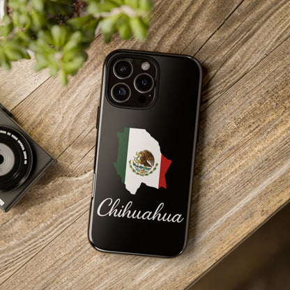 Chihuahua Mexico Flag Map Phone Case | Mexican American Pride Tough Case for iPhone & Samsung
