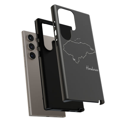 Honduras Outline Phone Case – Minimal Country Map Tough Case (iPhone, Samsung, Pixel)