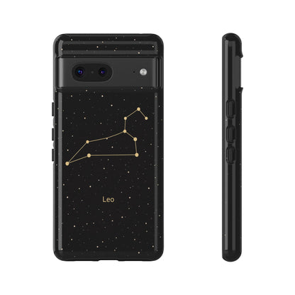 Leo Zodiac Constellation Phone Case – Luxe Gold Celestial Cover