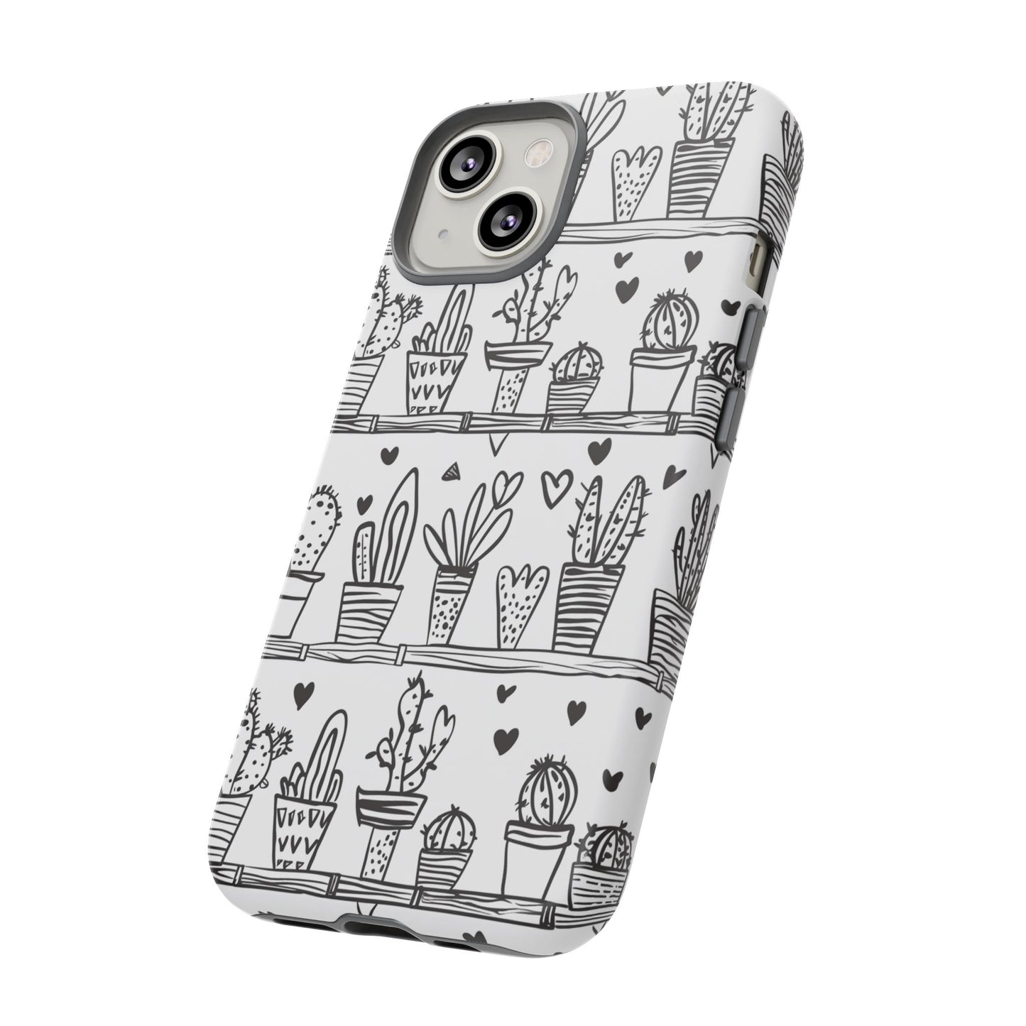 Cactus Succulent Phone Case Cute Plant Aesthetic iPhone Samsung Cover