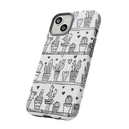 Cactus Succulent Phone Case Cute Plant Aesthetic iPhone Samsung Cover