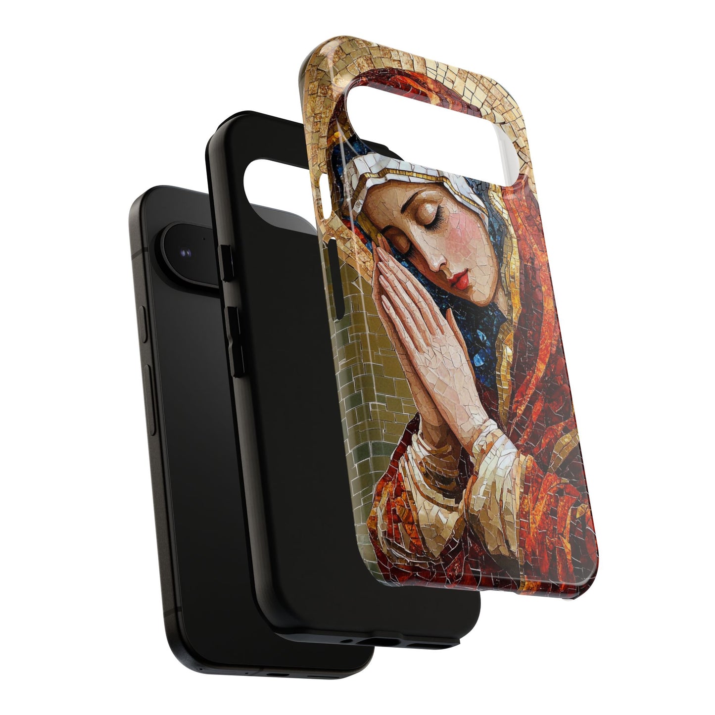 Virgin Mary Phone Case, Catholic Phone Case, Christian Aesthetic Case, Religious iPhone Case, Saint Art Case, Faith Gift