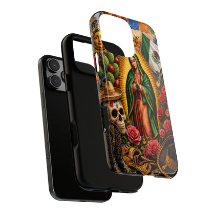 Virgen de Guadalupe Phone Case Mexican Floral iPhone Samsung Pixel Case