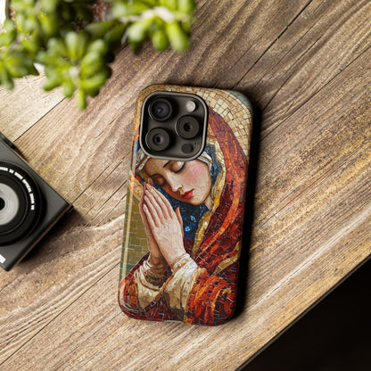 Virgin Mary Phone Case, Catholic Phone Case, Christian Aesthetic Case, Religious iPhone Case, Saint Art Case, Faith Gift