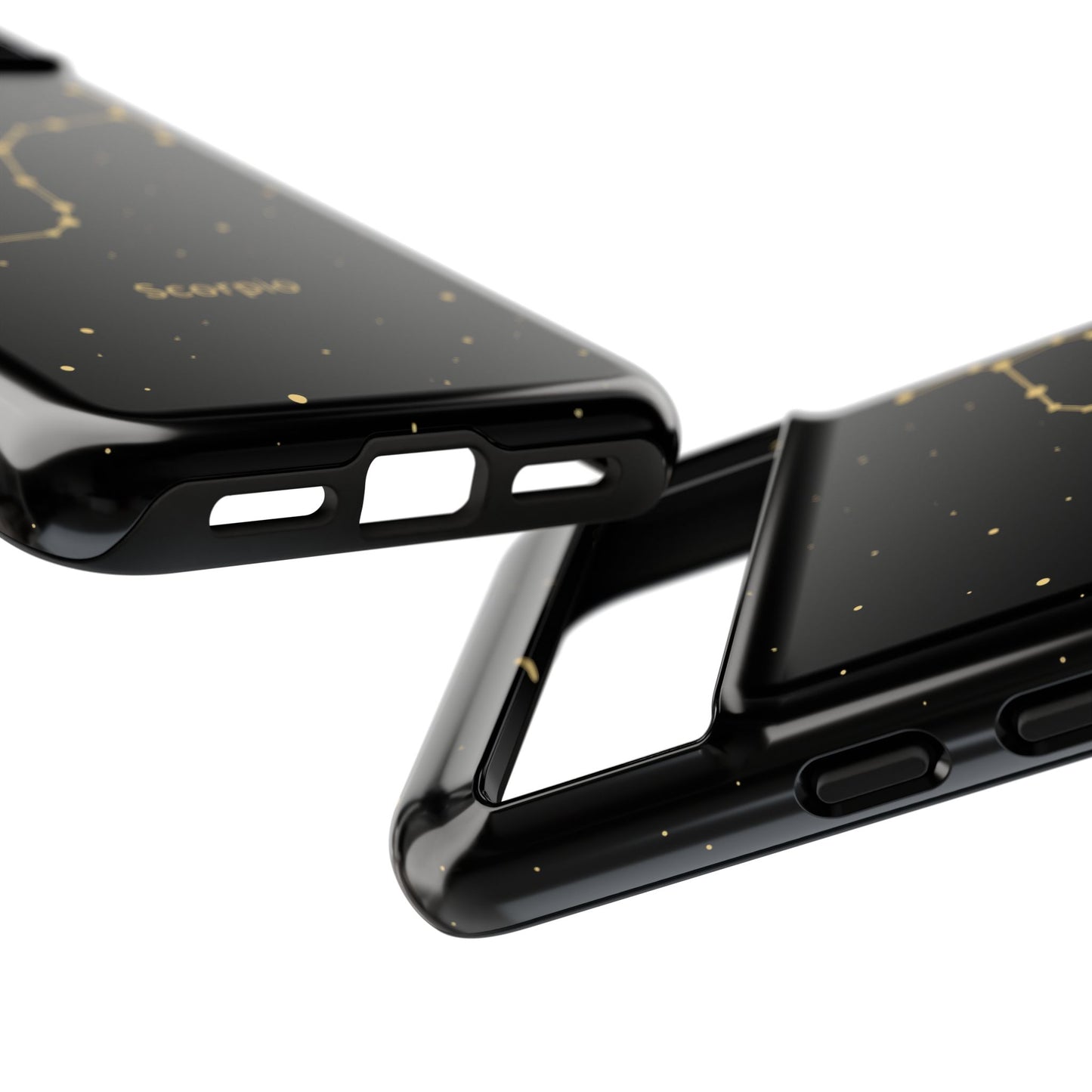 Scorpio Zodiac Constellation Phone Case – Luxe Gold Celestial Cover
