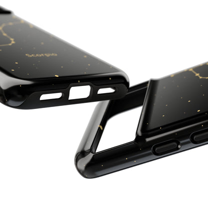 Scorpio Zodiac Constellation Phone Case – Luxe Gold Celestial Cover