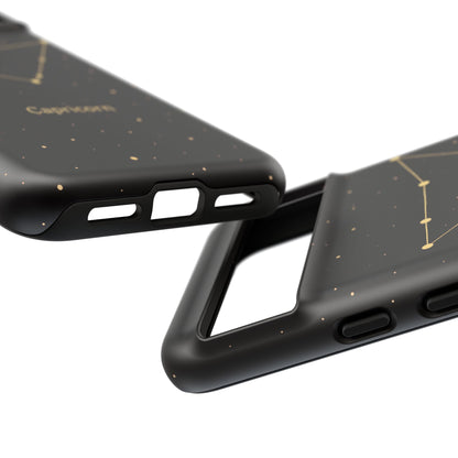 Capricorn Zodiac Constellation Phone Case – Luxe Gold Celestial Cover