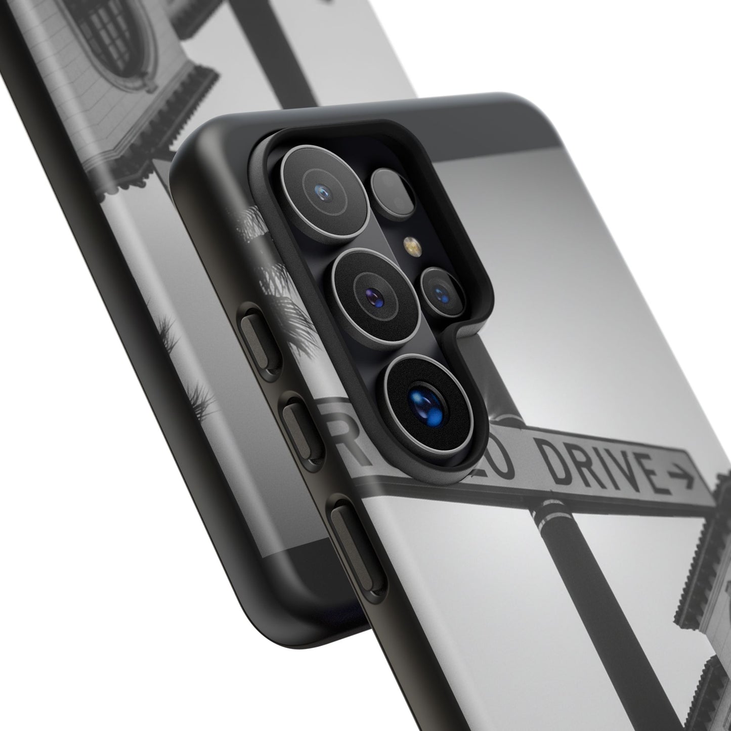 Rodeo Drive Phone Case | Los Angeles Aesthetic Black & White Photography | Luxury LA Street Tough Case for iPhone & Samsung