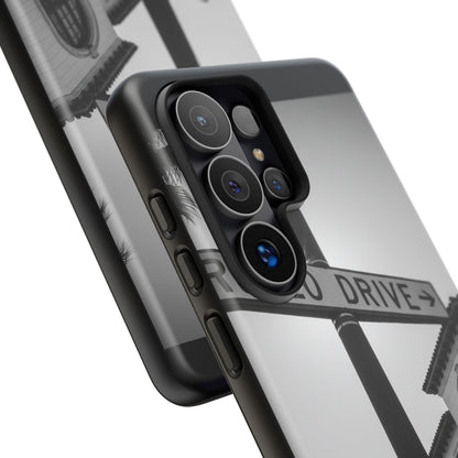 Rodeo Drive Phone Case | Los Angeles Aesthetic Black & White Photography | Luxury LA Street Tough Case for iPhone & Samsung