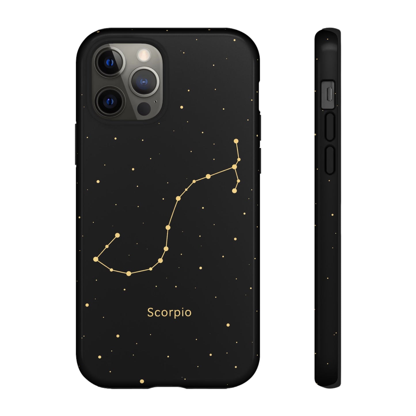 Scorpio Zodiac Constellation Phone Case – Luxe Gold Celestial Cover
