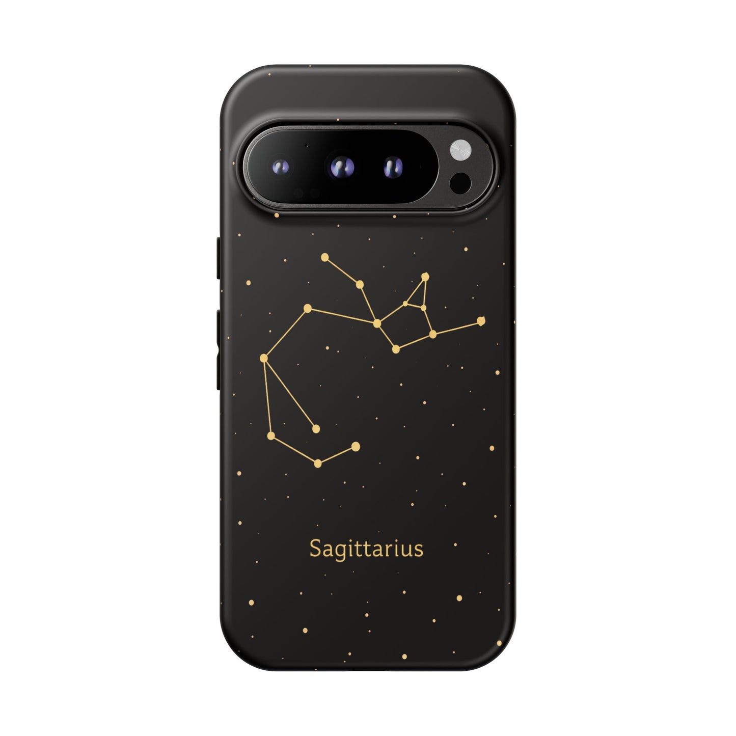 Sagittarius Zodiac Constellation Phone Case – Luxe Gold Celestial Cover