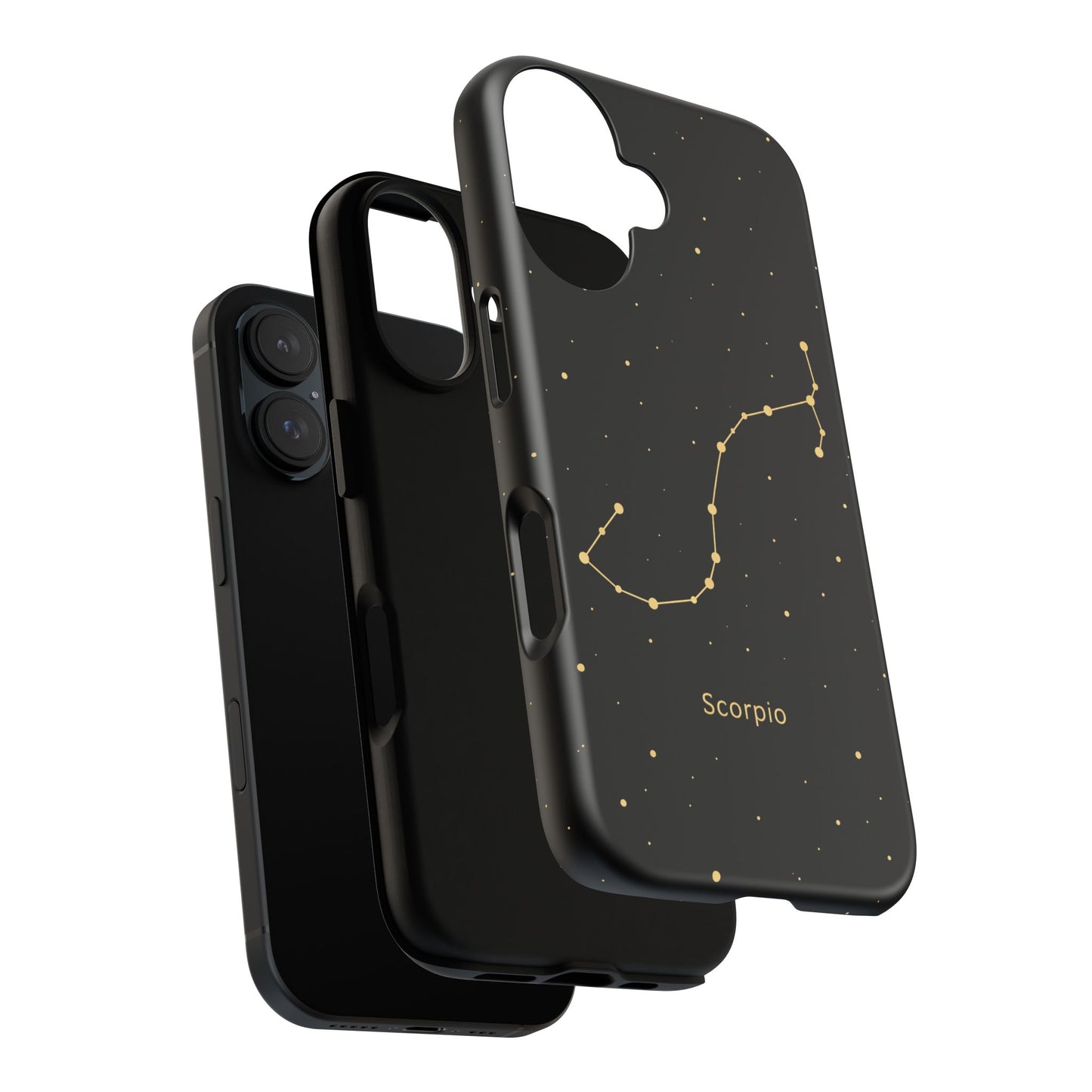 Scorpio Zodiac Constellation Phone Case – Luxe Gold Celestial Cover